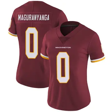 ＃0 Women's T.J. Maguranyanga Limited Washington Commanders Burgundy Team Color Vapor Untouchable Jersey