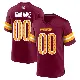 ＃00 Youth Custom Game Washington Commanders Burgundy Jersey