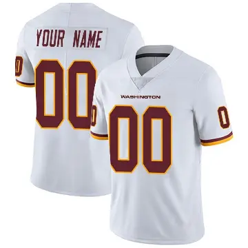 ＃00 Youth Custom White Limited Washington Commanders Vapor Untouchable Jersey