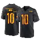 ＃10 Men's Jacoby Jones Black Game Washington Commanders Alternate Jersey