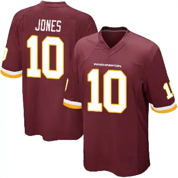 ＃10 Men's Jacoby Jones Game Washington Commanders Burgundy Team Color Jersey