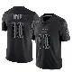 ＃10 Youth Tress Way Black Limited Washington Commanders Reflective Jersey