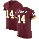 ＃14 Men's Josh Johnson Elite Washington Commanders Burgundy Team Color Vapor Untouchable Jersey