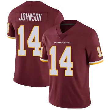 ＃14 Men's Josh Johnson Limited Washington Commanders Burgundy Team Color Vapor Untouchable Jersey
