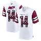 ＃14 Men's Josh Johnson White Game Washington Commanders Jersey