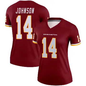 ＃14 Women's Josh Johnson Legend Washington Commanders Burgundy Jersey