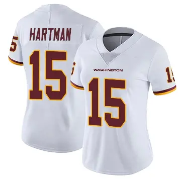 ＃15 Women's Sam Hartman White Limited Washington Commanders Vapor Untouchable Jersey