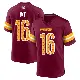 ＃16 Youth Matt Gay Game Washington Commanders Burgundy Jersey