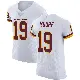 ＃19 Men's Chris Moore White Elite Washington Commanders Vapor Untouchable Jersey