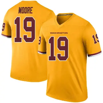 ＃19 Youth Chris Moore Gold Legend Washington Commanders Color Rush Jersey