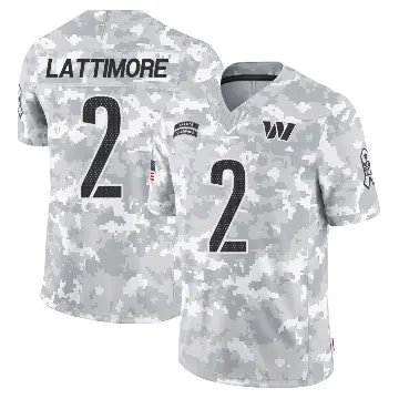 ＃2 Youth Marshon Lattimore Arctic Camo Limited Washington Commanders 2024 Salute to Service Jersey