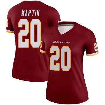 ＃20 Women's Quan Martin Legend Washington Commanders Burgundy Jersey