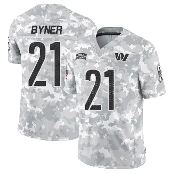 ＃21 Men's Earnest Byner Arctic Camo Limited Washington Commanders 2024 Salute to Service Jersey