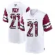 ＃21 Men's Earnest Byner White Game Washington Commanders Jersey