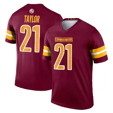 ＃21 Men's Sean Taylor Legend Washington Commanders Burgundy Jersey