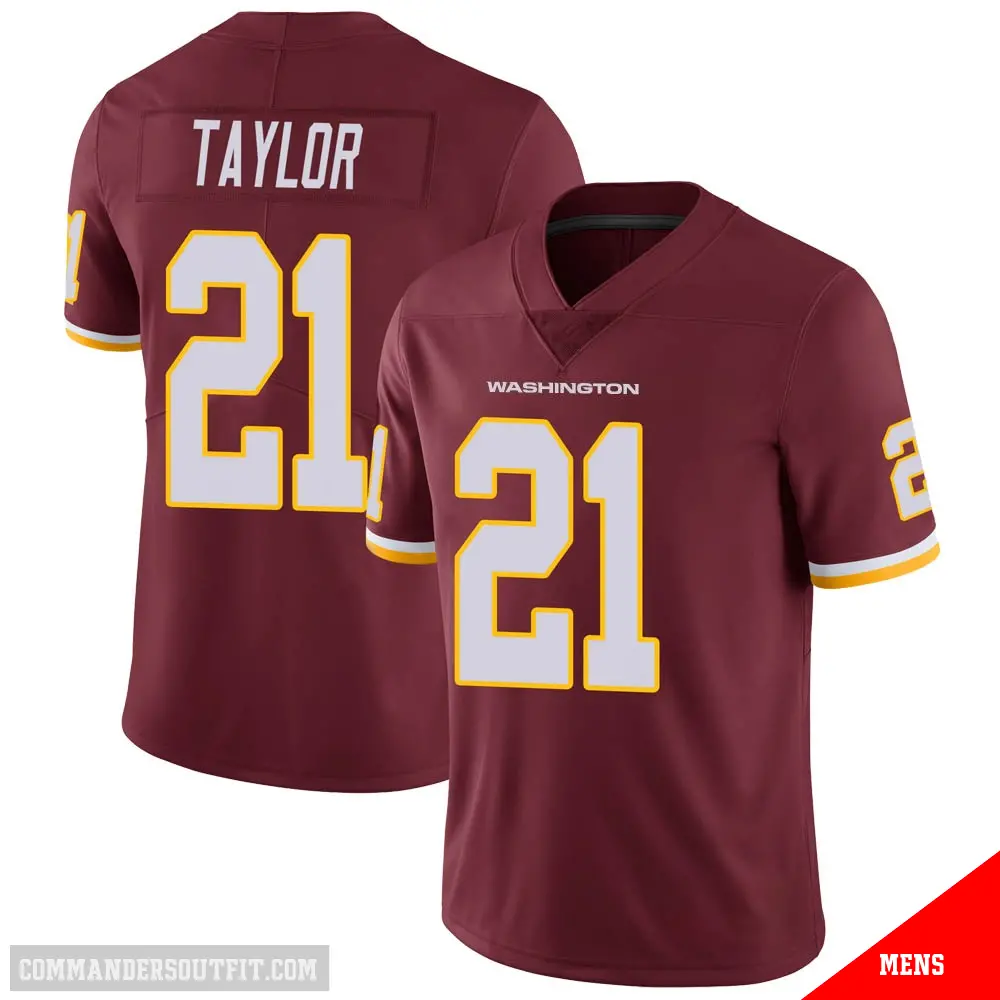 ＃21 Men's Sean Taylor Limited Washington Commanders Burgundy Team Color Vapor Untouchable Jersey