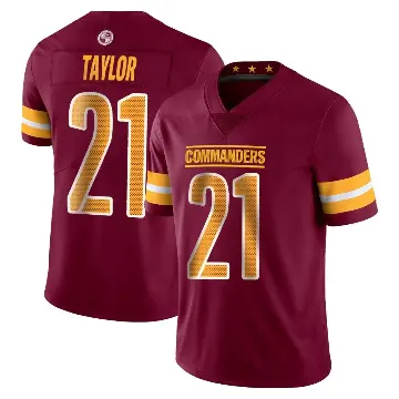 ＃21 Men's Sean Taylor Limited Washington Commanders Vapor Burgundy Jersey