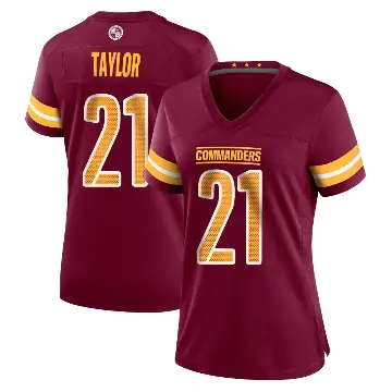 ＃21 Women's Sean Taylor Game Washington Commanders Burgundy Jersey