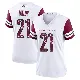 ＃21 Women's Sean Taylor White Game Washington Commanders Jersey