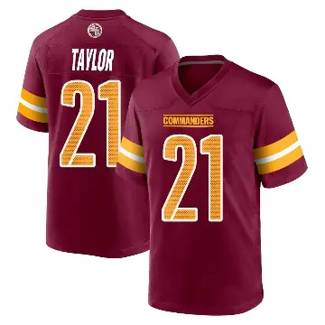 ＃21 Youth Sean Taylor Game Washington Commanders Burgundy Jersey