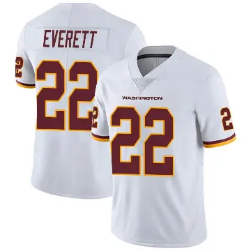 ＃22 Men's Deshazor Everett White Limited Washington Commanders Vapor Untouchable Jersey