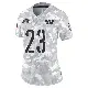 ＃23 Women's Trey Amos Arctic Camo Limited Washington Commanders 2024 Salute to Service Jersey