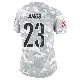 ＃23 Women's Trey Amos Arctic Camo Limited Washington Commanders 2024 Salute to Service Jersey
