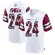 ＃24 Men's Fentrell Cypress II White Game Washington Commanders Jersey