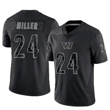 ＃24 Men's Von Miller Black Limited Washington Commanders Reflective Jersey