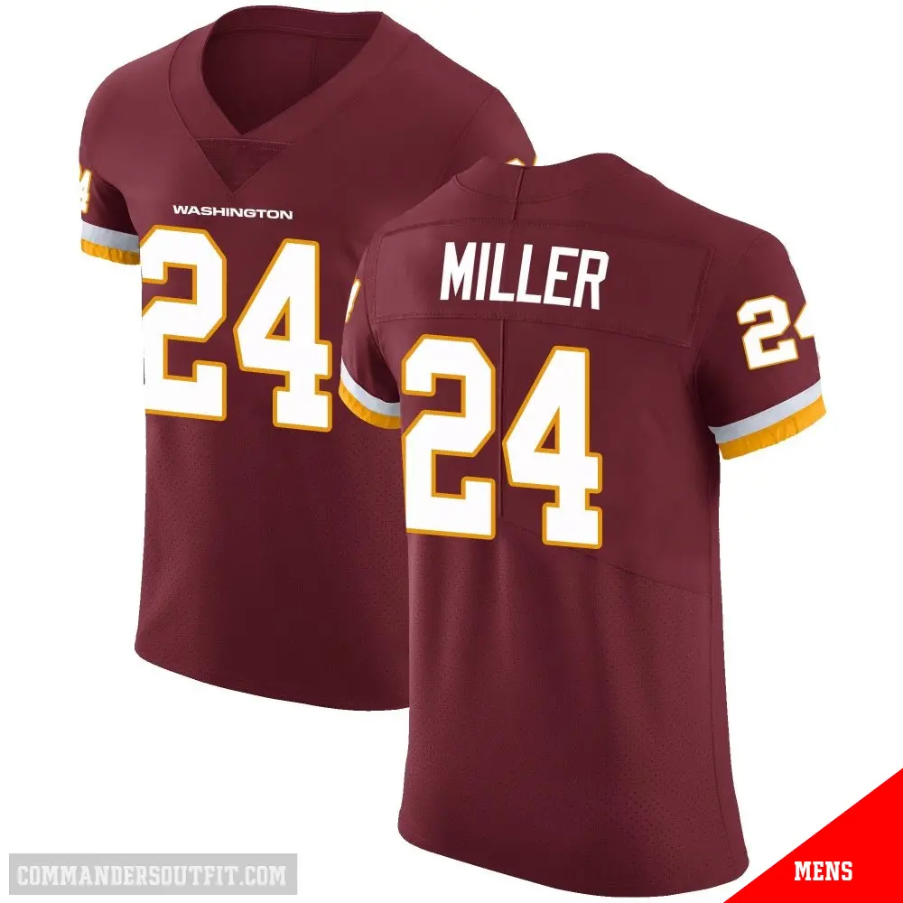 ＃24 Men's Von Miller Elite Washington Commanders Burgundy Team Color Vapor Untouchable Jersey