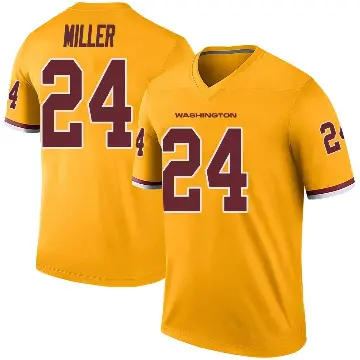 ＃24 Men's Von Miller Gold Legend Washington Commanders Color Rush Jersey