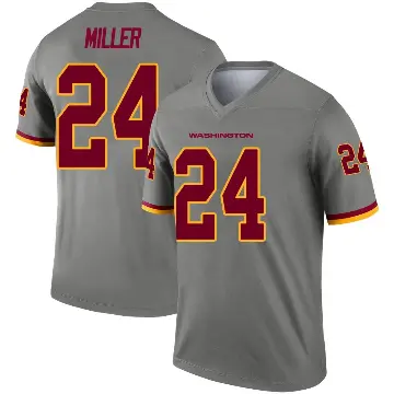 ＃24 Men's Von Miller Gray Legend Washington Commanders Inverted Jersey