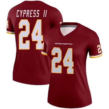 ＃24 Women's Fentrell Cypress II Legend Washington Commanders Burgundy Jersey
