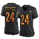 ＃24 Women's Michael Davis Black Game Washington Commanders Alternate Jersey