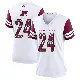＃24 Women's Michael Davis White Game Washington Commanders Jersey