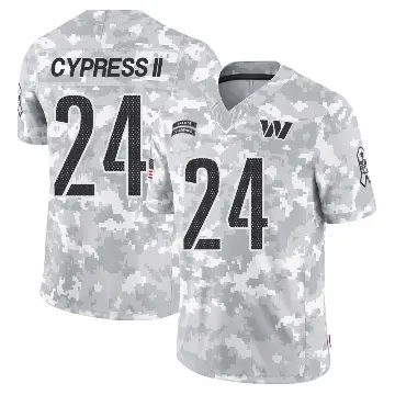 ＃24 Youth Fentrell Cypress II Arctic Camo Limited Washington Commanders 2024 Salute to Service Jersey