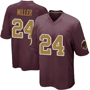 ＃24 Youth Von Miller Game Washington Commanders Burgundy Alternate Jersey