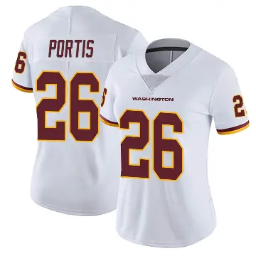 ＃26 Women's Clinton Portis White Limited Washington Commanders Vapor Untouchable Jersey