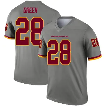 ＃28 Men's Darrell Green Gray Legend Washington Commanders Inverted Jersey