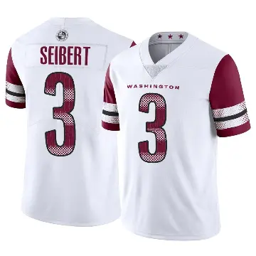 ＃3 Men's Austin Seibert White Limited Washington Commanders Vapor Jersey