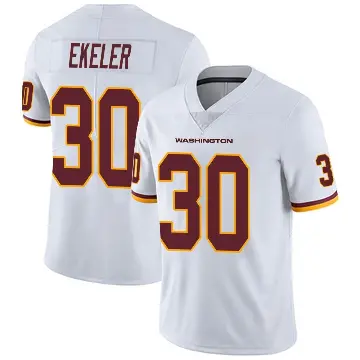 ＃30 Men's Austin Ekeler White Limited Washington Commanders Vapor Untouchable Jersey