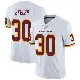 ＃30 Youth Austin Ekeler White Limited Washington Commanders Vapor Untouchable Jersey
