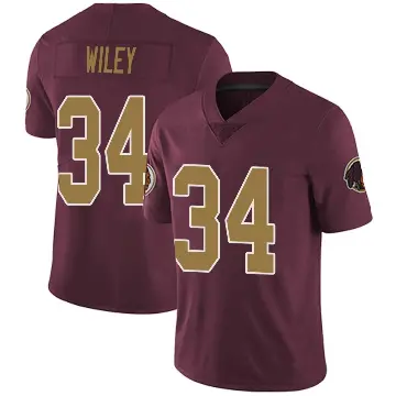 ＃34 Youth Michael Wiley Limited Washington Commanders Burgundy Alternate Vapor Untouchable Jersey