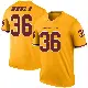 ＃36 Youth Chris Rodriguez Jr. Gold Legend Washington Commanders Color Rush Jersey