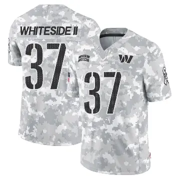 ＃37 Youth Nick Whiteside II Arctic Camo Limited Washington Commanders 2024 Salute to Service Jersey