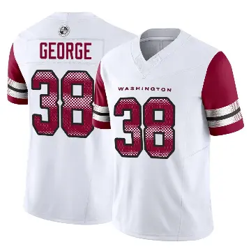 ＃38 Men's Allan George White Limited Washington Commanders Vapor F.U.S.E. Jersey
