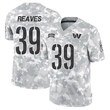 ＃39 Youth Jeremy Reaves Arctic Camo Limited Washington Commanders 2024 Salute to Service Jersey