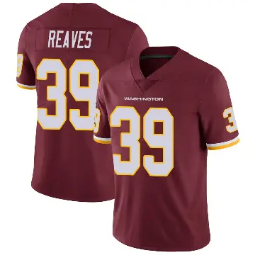 ＃39 Youth Jeremy Reaves Limited Washington Commanders Burgundy Team Color Vapor Untouchable Jersey