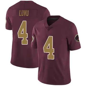 ＃4 Youth Frankie Luvu Limited Washington Commanders Burgundy Alternate Vapor Untouchable Jersey