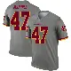 ＃47 Men's Robert McDaniel Gray Legend Washington Commanders Inverted Jersey